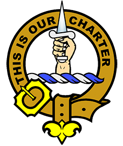 Charteris Clan Crest and Motto from Scots Connection