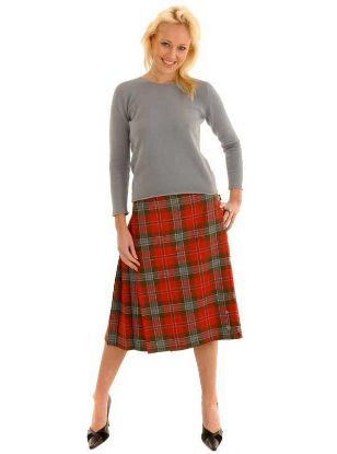 Picture of Kilted Tartan Skirt