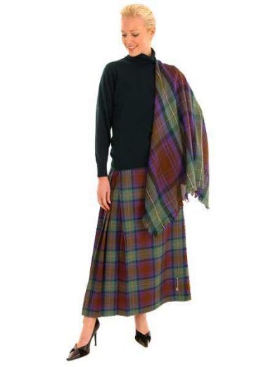 Picture of Formal Kilted Tartan Skirt