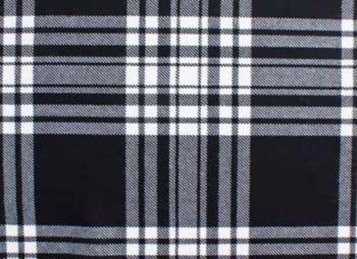 Picture of Menzies Black and White Tartan