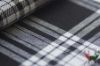 Menzies Black and White Tartan Fabric