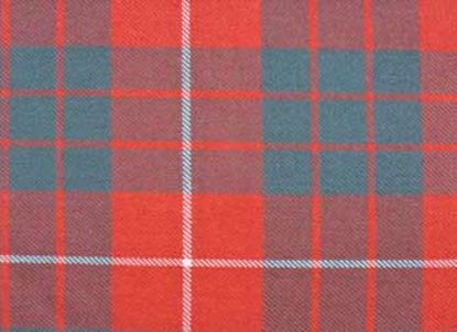 Picture of Hamilton Red Weathered Tartan