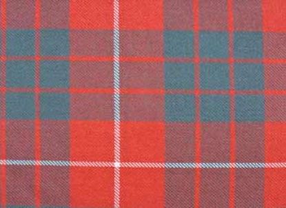 Picture of Hamilton Red Weathered Tartan