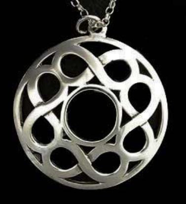 Picture of Eternal Knot Celtic Silver Pendant