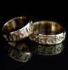 Pair Gold Scottish Love Rings