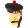 Picture of Balmoral Bonnet Black with Tails - Diced