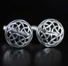 Picture of Celtic Interlace Silver Cufflinks