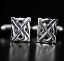 Picture of Celtic Saltire Silver Cufflinks