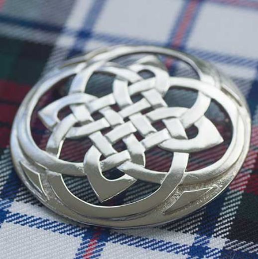Celtic Knot Plaid Brooches Scots Connection