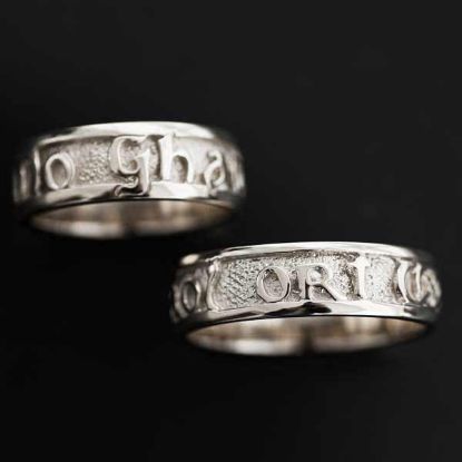 White Gold Scottish Rings