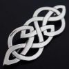 Celtic Interlace Silver Brooch