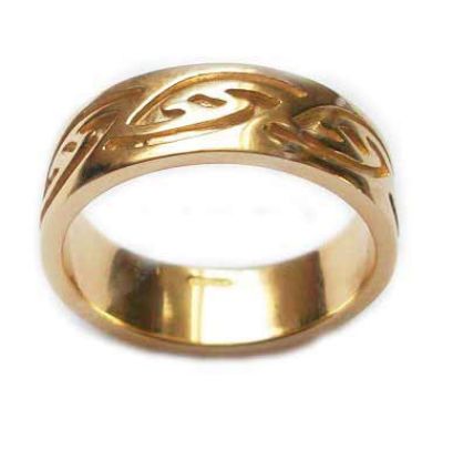 Picture of Contemporary Celtic Gold Ring