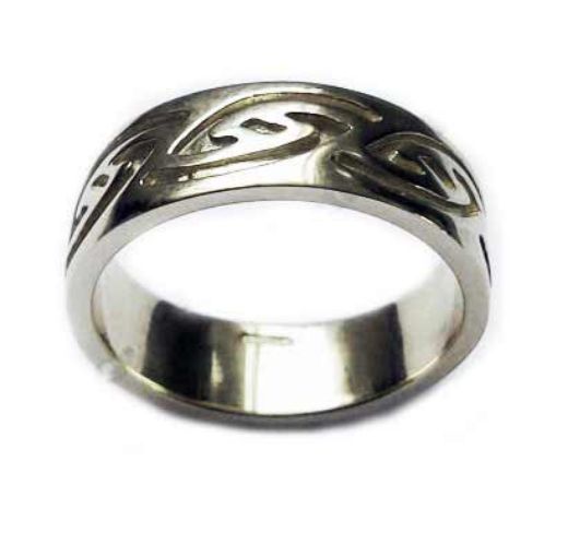 Picture of Contemporary Celtic Silver Ring