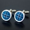 Picture of Tartan Cufflinks - Featherweight