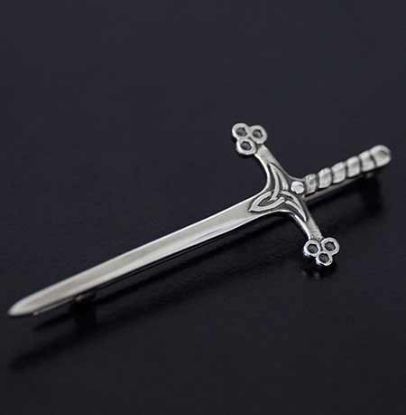 Picture of Claymore Silver Kilt Pin