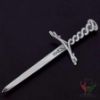 Picture of Celtic Claymore Silver Kilt Pin