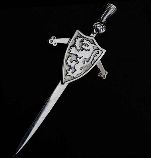 Lion Rampant Pewter Kilt Pin