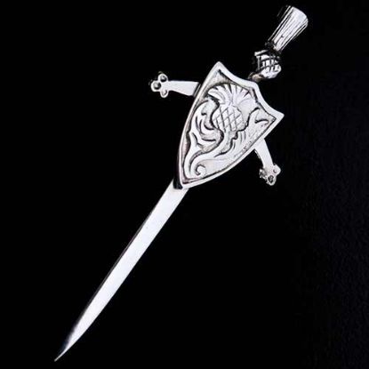 Picture of Thistle Sword and Shield Kilt Pin