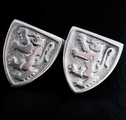 Picture of Lion Rampant Shield Cufflinks