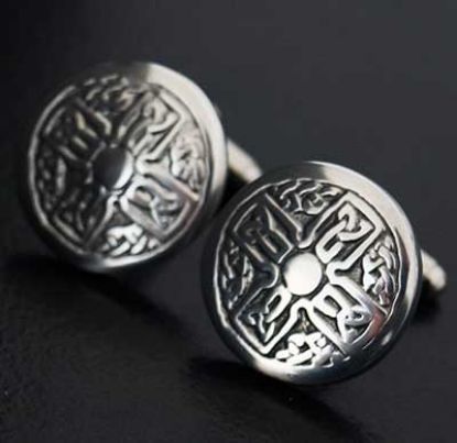 Picture of Celtic Interlace Cross Cufflinks