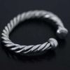 Silver Torc Bangle