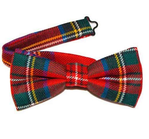 Picture of Tartan Bow Tie Pre-Tied - Fine Lightweight