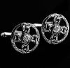 Celtic Cross Cufflinks Silver