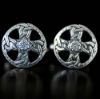 Interlace Celtic Cross Cufflinks