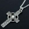 Small Celtic Cross Silver Pendant