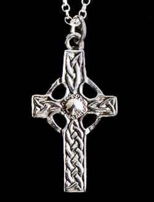 Picture of Celtic Cross Small Silver Pendant