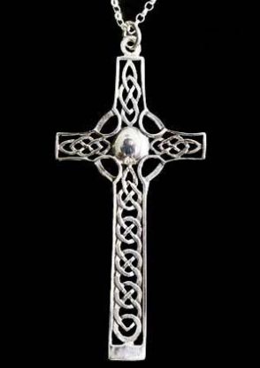 Picture of Celtic Cross Large Silver Pendant