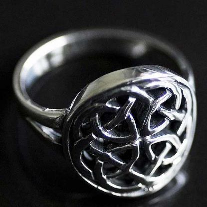 Picture of Celtic Interlace Silver Ring
