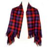 Brown Tartan Shawl