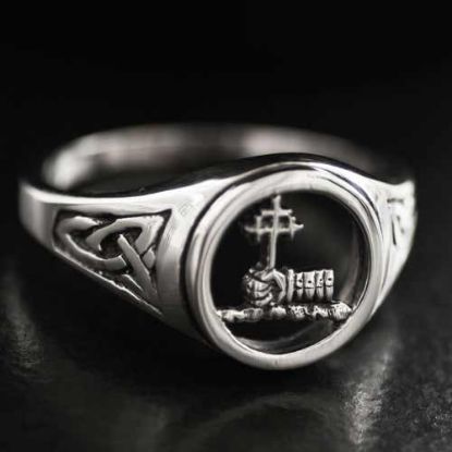 Picture of Men's Silver Clan Ring