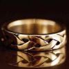 Gold Celtic Interlace Band