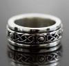 Celtic Spinner Silver Rings