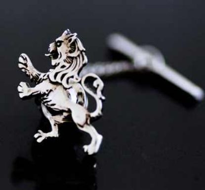 Picture of Lion Rampant Silver Tie Tack