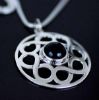 Celtic Onyx Silver Pendant