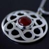 Picture of Celtic Silver Carnelian Gemstone Pendant