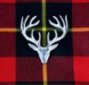 Stag Plaid Brooch