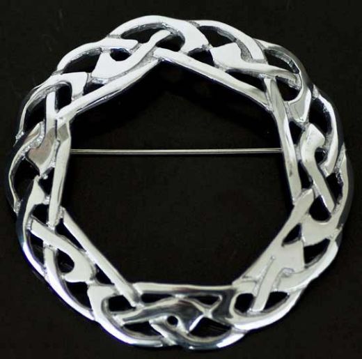 Picture of Celtic Weave Interlace Plaid Brooch