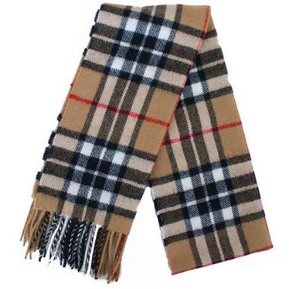Picture of Thomson Camel Tartan Scarf