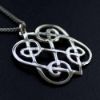 Entwined Interlace Celtic Heart Pendant