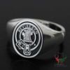 MacEwan Women's Clan Crest Signet Ring 