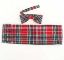 Picture of MacBean Tartan Cummerbund Bow Tie Set 40"-44"