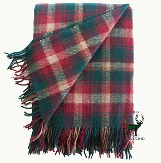 Picture of Maple Leaf Tartan Blanket