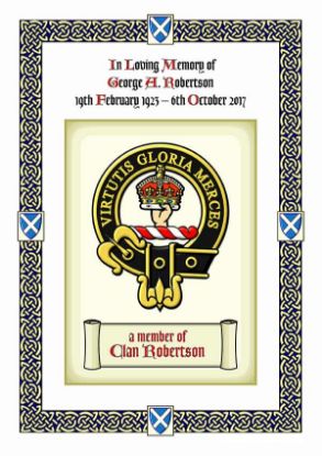 Picture of Remembrance Clan Certificate