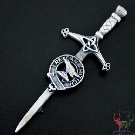 Picture of Weathered Finish Clan Kilt Pin