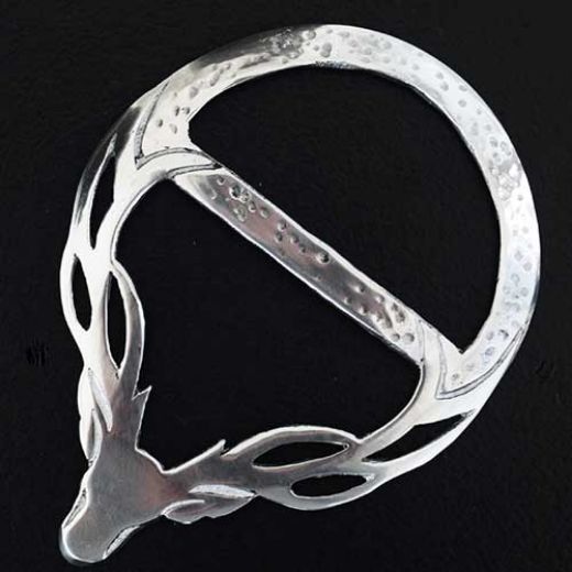 Picture of Scottish Stag Head Scarf Ring