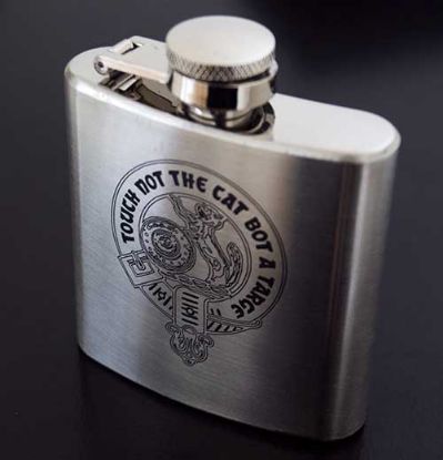 Picture of MacBean Clan Hip Flask